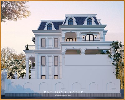 Mẫu biệt thự tân cổ điển sang trọng tại Bắc Ninh