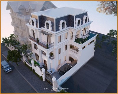 Mẫu biệt thự tân cổ điển sang trọng tại Bắc Ninh