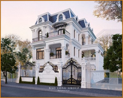 Mẫu biệt thự tân cổ điển sang trọng tại Bắc Ninh