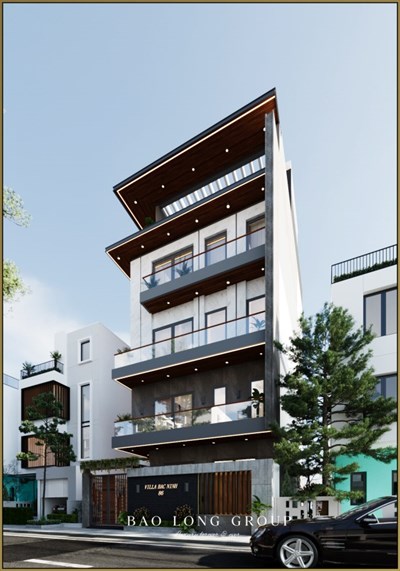 Mẫu nhà phố hiện đại 