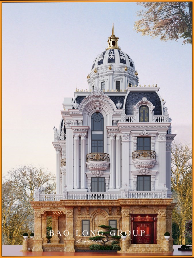 Mẫu biệt thự lâu đài cổ điển