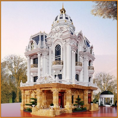 Mẫu biệt thự lâu đài cổ điển