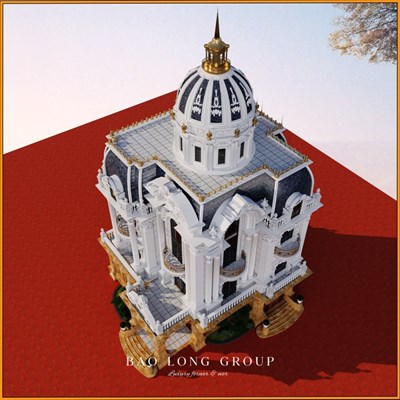 Mẫu biệt thự lâu đài cổ điển