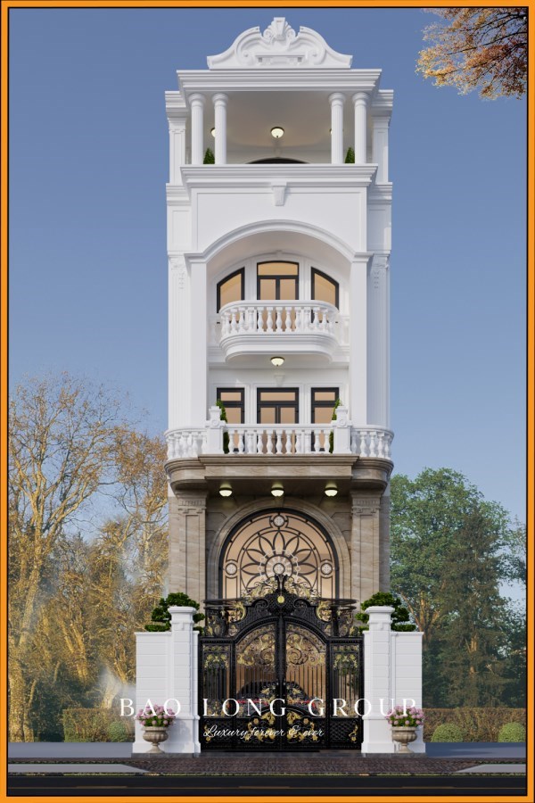 Mẫu nhà phố tân cổ điển