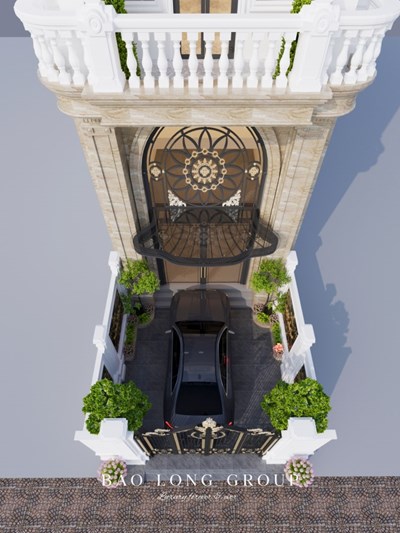 Mẫu nhà phố tân cổ điển