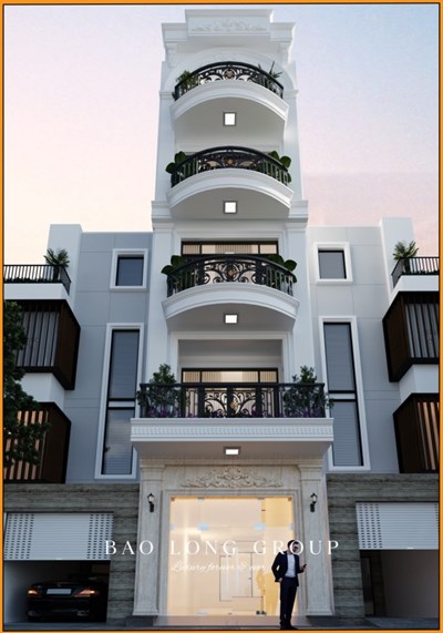 Mẫu nhà phố tân cổ điển