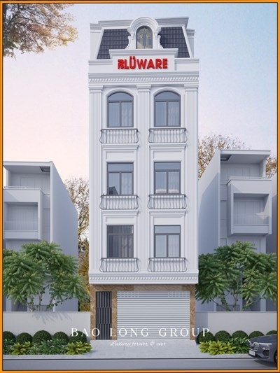 Mẫu nhà phố hiện đại kết hợp kinh doanh