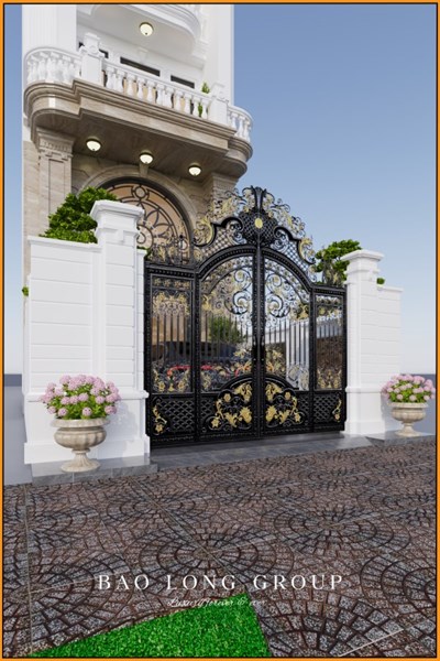 Mẫu nhà phố tân cổ điển