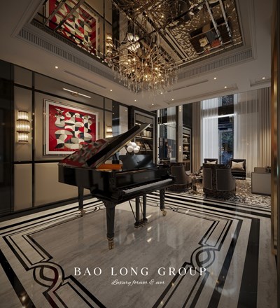 Thi công nội thất nhà phố phong cách sang trọng, hiện đại