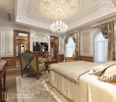 Thiết kế nội thất biệt thự phong cách tân cổ điển