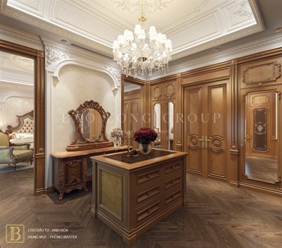 Thiết kế nội thất biệt thự phong cách tân cổ điển