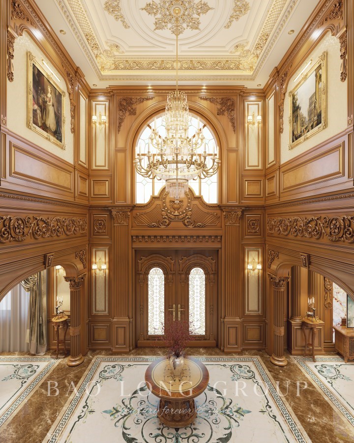 Thiết kế nội thất gỗ cổ điển