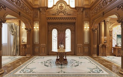 Thiết kế nội thất gỗ cổ điển