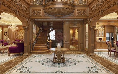 Thiết kế nội thất gỗ cổ điển