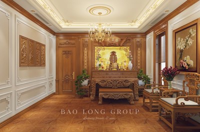 Thi công nội thất biệt thự tân cổ điển