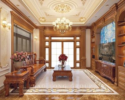 Thi công nội thất biệt thự tân cổ điển
