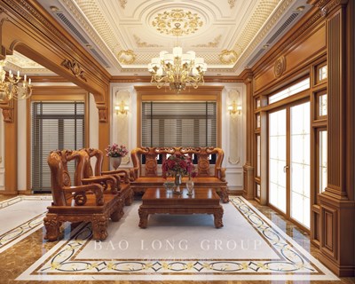 Thi công nội thất biệt thự tân cổ điển