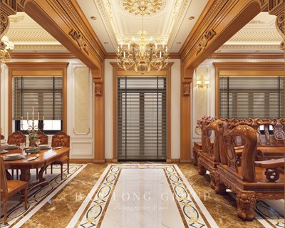 Thi công nội thất biệt thự tân cổ điển