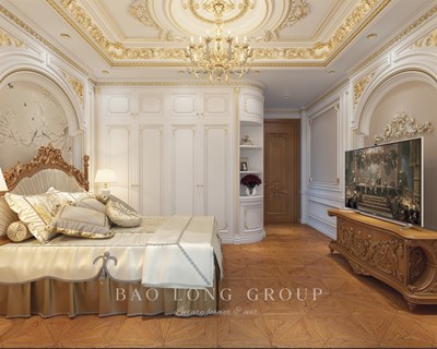 Thi công nội thất biệt thự tân cổ điển