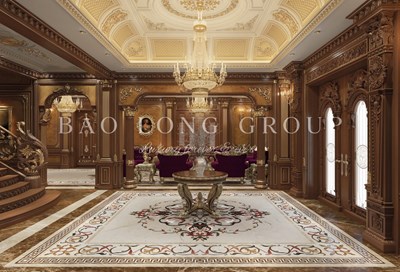 Thiết kế nội thất tân cổ điển sang trọng