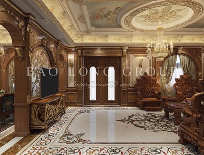 Mẫu thiết kế biệt thự tân cổ điển sang trọng