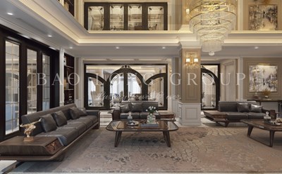 Mẫu thiết kế nội thất nhà ở kết hợp kinh doanh phong cách hiện đại