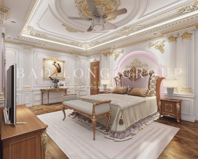 Mẫu nội thất biệt thự tân cổ điển