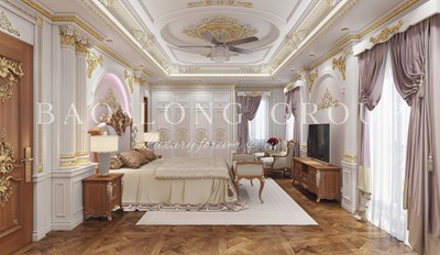 Mẫu nội thất biệt thự tân cổ điển