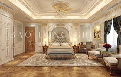 Mẫu nội thất biệt thự tân cổ điển