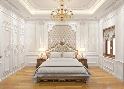 Các mẫu nội thất phòng ngủ phong cách tân cổ điển
