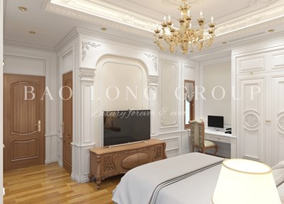 Các mẫu nội thất phòng ngủ phong cách tân cổ điển