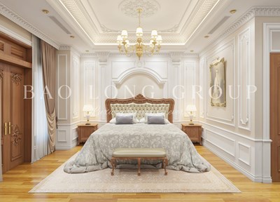 Các mẫu nội thất phòng ngủ phong cách tân cổ điển