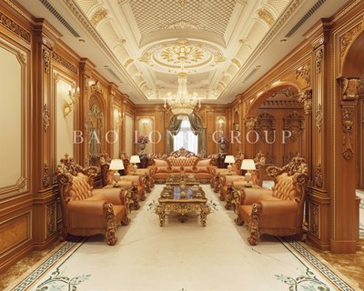 Mẫu thiết kế nội thất biệt thự tân cổ điển