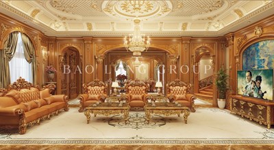 Mẫu thiết kế nội thất biệt thự tân cổ điển